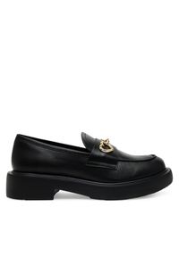 Love Moschino - LOVE MOSCHINO Loafersy JA10394G1MIA0000 Czarny. Kolor: czarny. Materiał: skóra #1