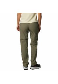 columbia - Spodnie z odpinanymi nogawkami damskie Columbia Leslie Falls Convertible Pant. Kolor: zielony