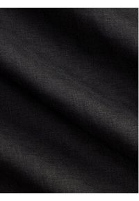 Polo Ralph Lauren Koszula 710966421500 Czarny Regular Fit. Typ kołnierza: polo. Kolor: czarny. Materiał: len #5