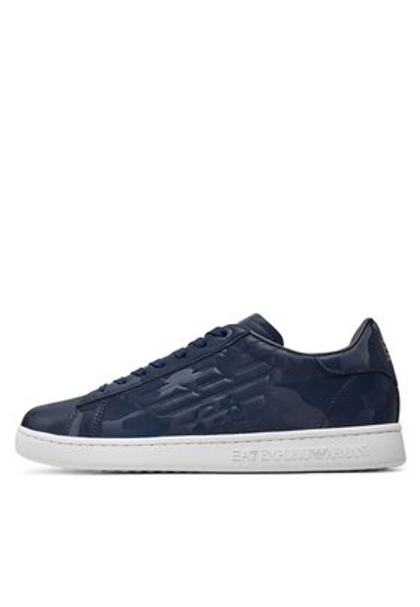 EA7 Emporio Armani Sneakersy X8X001 XK375 T657 Granatowy. Kolor: niebieski. Materiał: materiał