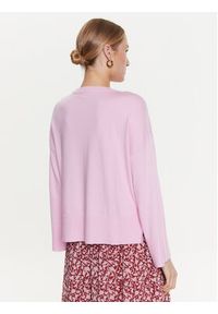 Moss Copenhagen Sweter Dalinda 17430 Różowy Relaxed Fit. Kolor: różowy. Materiał: wiskoza #3