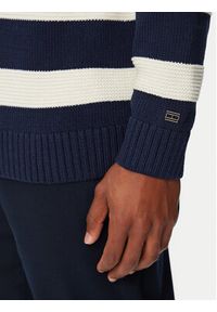 TOMMY HILFIGER - Tommy Hilfiger Sweter Breton MW0MW43502 Granatowy Regular Fit. Kolor: niebieski. Materiał: bawełna #4
