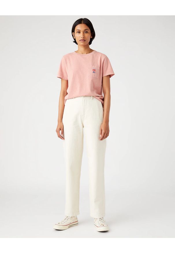 Wrangler - WRANGLER CASEY JONES CHINO DAMSKIE SPODNIE MATERIAŁOWE 112145915. Materiał: materiał