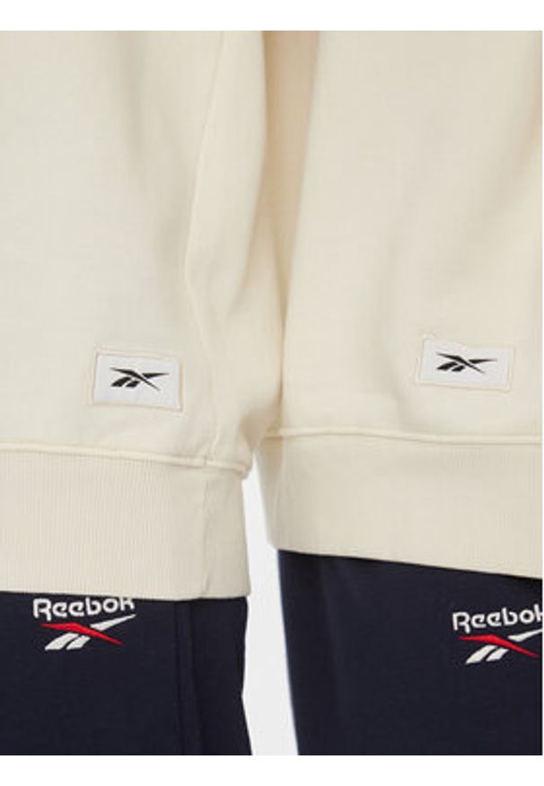 Reebok Bluza Natural Dye HG1585 Écru Oversize. Materiał: bawełna