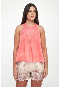 Twinset Milano - Top damski z haftem TWINSET. Wzór: haft #2