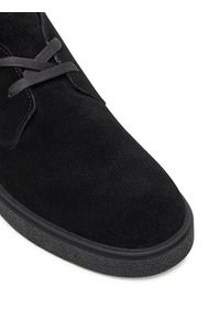 Calvin Klein Sneakersy Text Rubber Desert Boot Su HM0HM01978 Czarny. Kolor: czarny. Materiał: skóra #6