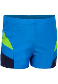 CROWELL - Kąpielówki pływackie dla chłopca Crowell Lenny niebiesko-zielono-granatowe. Kolor: niebieski #1