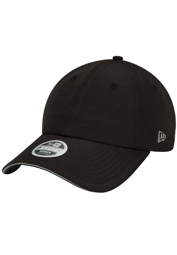 Czapka z daszkiem damska New Era 9FORTY Ponytail Open Back Cap. Kolor: czarny. Materiał: poliester