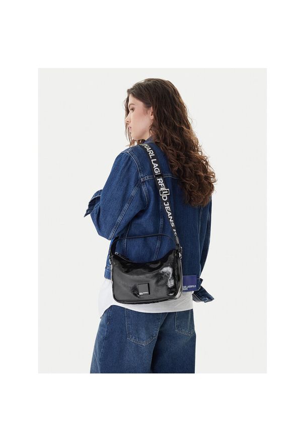 Torebka Karl Lagerfeld Jeans. Kolor: czarny