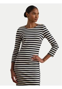 Lauren Ralph Lauren - LAUREN RALPH LAUREN Sukienka codzienna 200P03678001 Granatowy Regular Fit. Okazja: na co dzień. Kolor: niebieski. Materiał: wiskoza. Typ sukienki: proste. Styl: casual #2