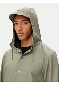 Rains Kurtka przeciwdeszczowa Unisex 12020 Zielony Regular Fit. Kolor: zielony. Materiał: syntetyk