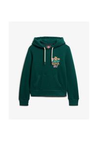 Bluza damska z kapturem Superdry Summer Garden. Typ kołnierza: kaptur. Kolor: zielony. Sezon: lato #1