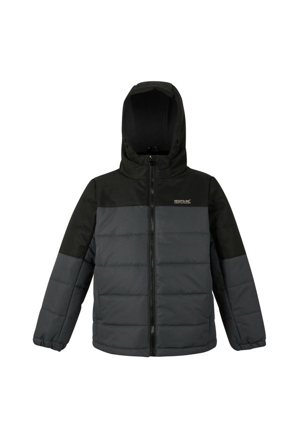 Regatta - Kurtka Dziecięca Ocieplana Lofthouse. Kolor: szary, fioletowy, wielokolorowy, czarny