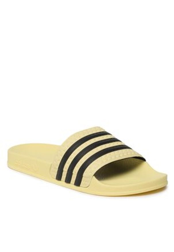 Adidas - adidas Klapki adilette Slides HP6510 Żółty. Kolor: żółty. Materiał: syntetyk