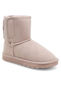 Nelli Blu Śniegowce CM230110-5 Różowy. Kolor: różowy. Materiał: materiał #1