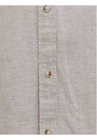 Jack & Jones Koszula Summer 12289174 Beżowy Regular Fit. Kolor: beżowy. Materiał: bawełna #3