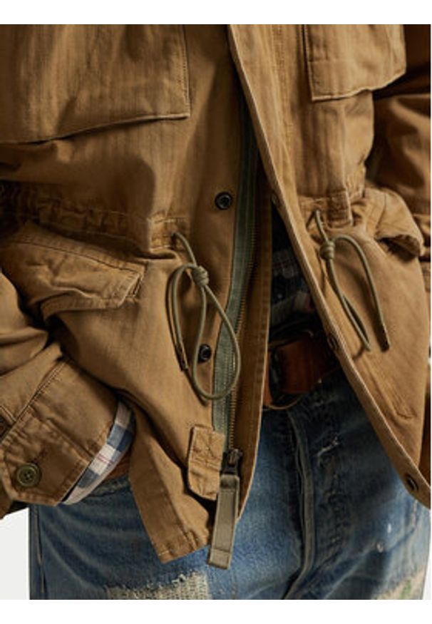 Polo Ralph Lauren Kurtka przejściowa 710P02024001 Beżowy Regular Fit. Typ kołnierza: polo. Kolor: beżowy. Materiał: bawełna