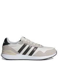 Adidas - Buty męskie adidas Run 60s 4.0 JR6623 - beżowe. Kolor: beżowy. Materiał: materiał, guma, skóra, zamsz. Szerokość cholewki: normalna. Sport: bieganie #1