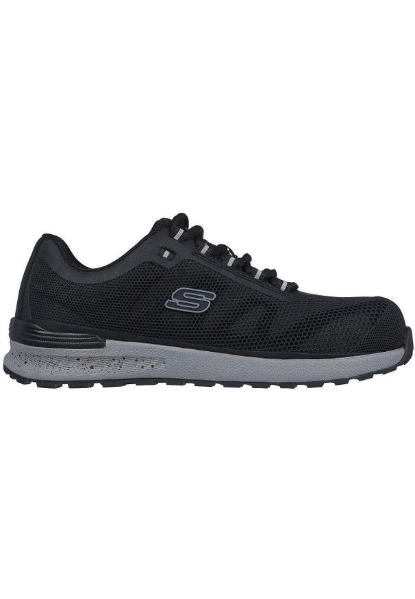 skechers - Buty sportowe męskie Skechers Bulklin bragoo. Kolor: czarny. Materiał: materiał, syntetyk