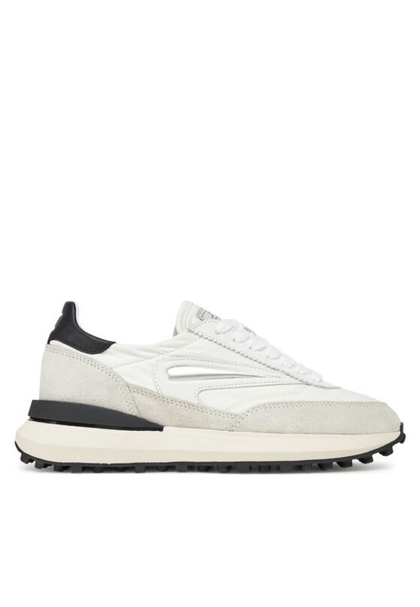 D.A.T.E. Sneakersy Athleta W421-AT-NY Biały. Kolor: biały. Materiał: zamsz, skóra