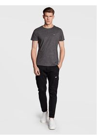Tommy Jeans T-Shirt Jaspe DM0DM09586 Szary Slim Fit. Kolor: szary. Materiał: syntetyk, bawełna