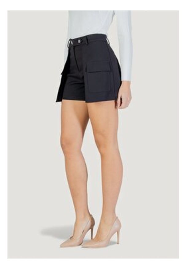 Morgan De Toi Chinosy 251-SHONAU Czarny Casual Fit. Okazja: na co dzień. Kolor: czarny. Styl: casual