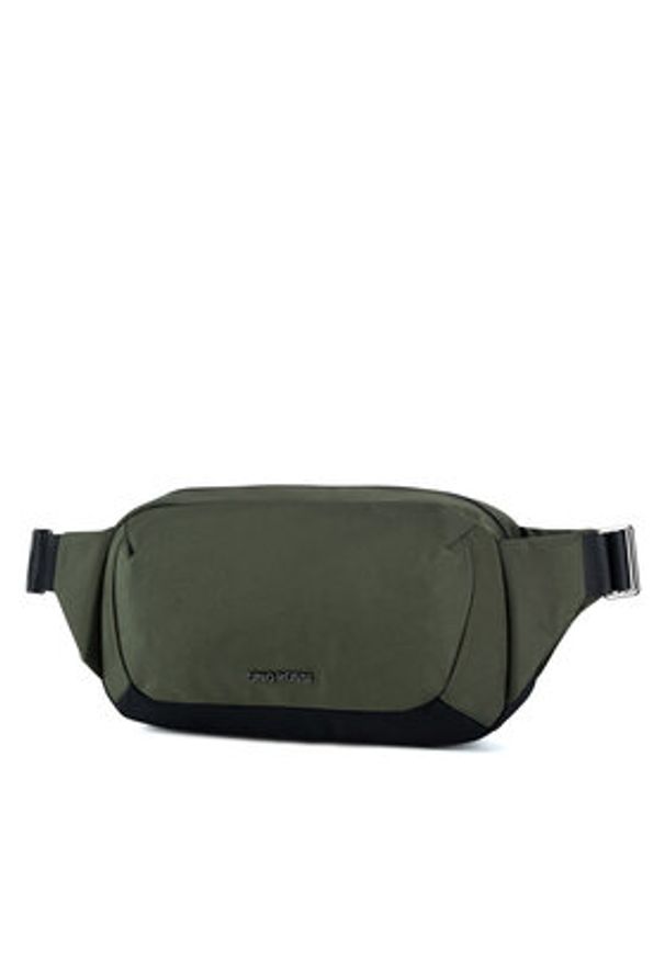 Gino Rossi Saszetka nerka GIN-K-024-CCC-06 Khaki. Kolor: brązowy. Materiał: poliester, materiał