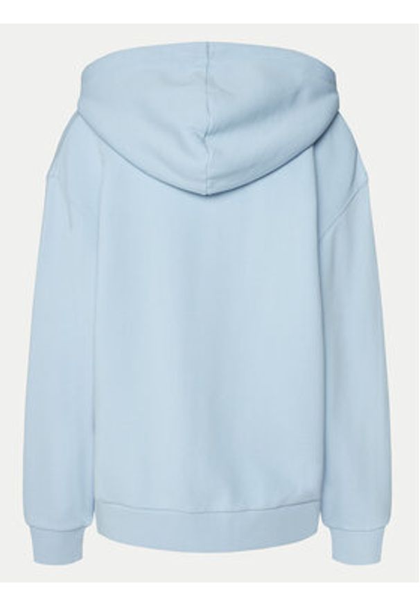 TOMMY HILFIGER - Tommy Hilfiger Bluza Modern Script Graphic WW0WW43842 Błękitny Regular Fit. Kolor: niebieski. Materiał: bawełna