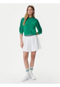 Adidas - adidas Kardigan Fluffy JW5177 Zielony Regular Fit. Kolor: zielony. Materiał: syntetyk #2