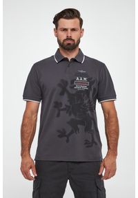 Aeronautica Militare - Polo męskie AERONAUTICA MILITARE. Typ kołnierza: polo #5