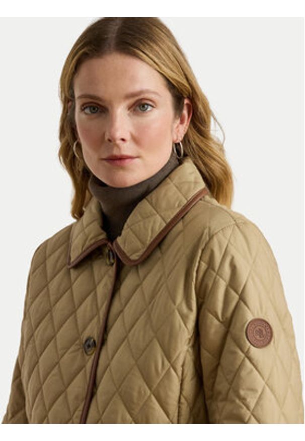 Lauren Ralph Lauren - LAUREN RALPH LAUREN Kurtka przejściowa 2,9798E+11 Beżowy Straight Fit. Kolor: beżowy. Materiał: syntetyk