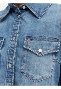 Tommy Jeans Koszula jeansowa DW0DW23486 Niebieski Regular Fit. Kolor: niebieski. Materiał: bawełna #5
