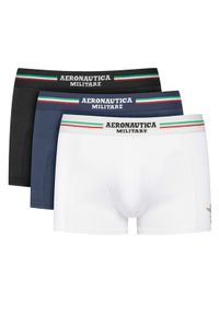 Aeronautica Militare Komplet 3 par bokserek AM1UBX001T Kolorowy. Materiał: bawełna. Wzór: kolorowy #1