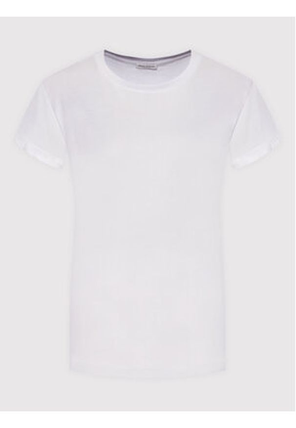 Marc O'Polo T-Shirt B01 2100 51117 Biały Regular Fit. Typ kołnierza: polo. Kolor: biały. Materiał: bawełna