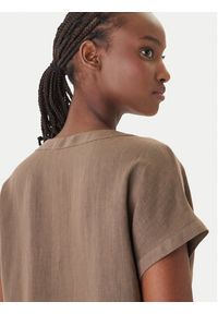 Marella T-Shirt Geyser 2615111132 Beżowy Regular Fit. Kolor: beżowy. Materiał: len #2