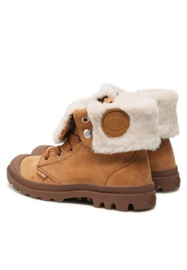 Palladium Trapery Baggy Nbk Wl 97962-237-M Brązowy. Kolor: brązowy. Materiał: skóra, nubuk