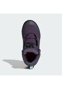 Adidas - Buty Terrex Winter Mid BOA RAIN.RDY Hiking. Kolor: fioletowy, szary, wielokolorowy, czarny. Materiał: materiał. Sezon: zima. Styl: sportowy