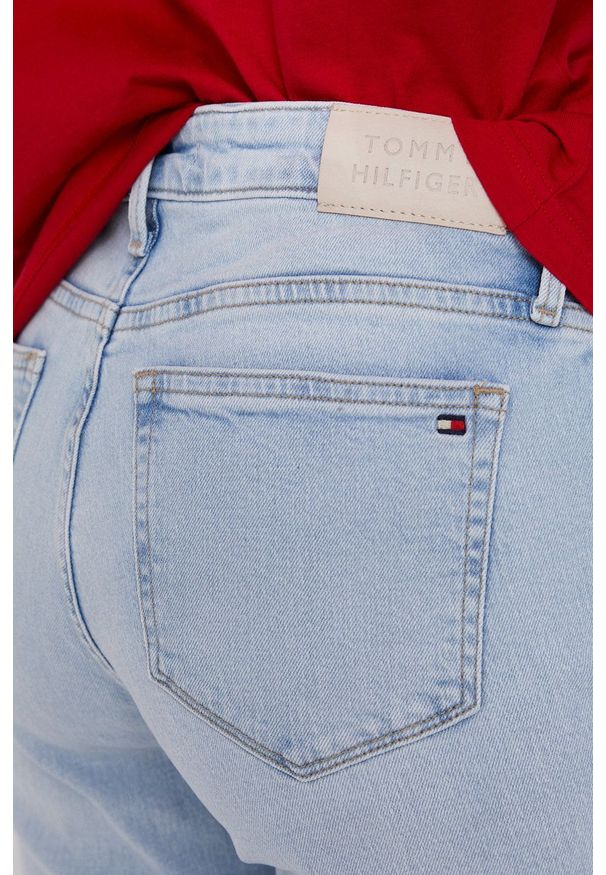 TOMMY HILFIGER - Tommy Hilfiger Jeansy VENICE damskie medium waist. Kolor: niebieski