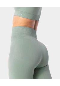 Legginsy bezszwowe damskie Simply Seamless Carpatree. Kolor: zielony. Sport: fitness #2