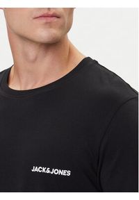 Jack & Jones Piżama Everest 12273632 Czarny Standard Fit. Kolor: czarny. Materiał: bawełna #6