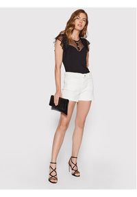 Morgan Szorty jeansowe 221-SHEVEN Biały Regular Fit. Kolor: biały. Materiał: jeans, bawełna, syntetyk #3