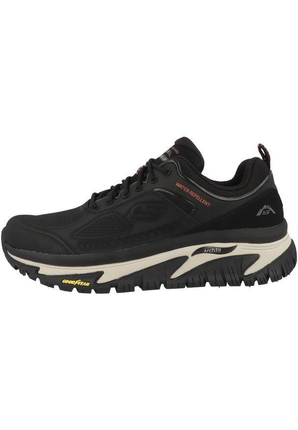 skechers - Buty do chodzenia męskie Skechers Arch Fit Road Walker. Zapięcie: sznurówki. Kolor: czarny, wielokolorowy. Materiał: guma, tkanina, skóra, materiał. Szerokość cholewki: normalna. Sport: turystyka piesza