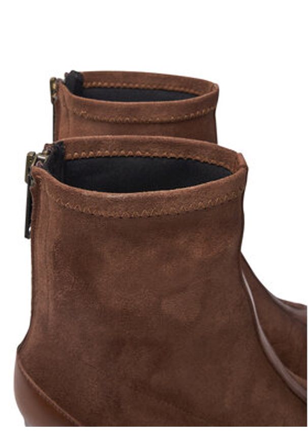 Hispanitas Botki Soho-I24 HI243645 Brązowy. Kolor: brązowy. Materiał: materiał