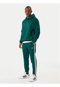 Adidas - adidas Spodnie dresowe 3-Stripes KE3559 Zielony Slim Fit. Kolor: zielony. Materiał: bawełna #5