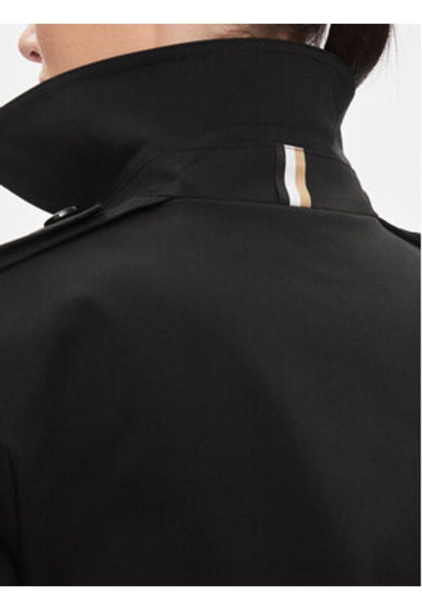 BOSS - Boss Trencz Conry 50489115 Czarny Regular Fit. Kolor: czarny. Materiał: syntetyk