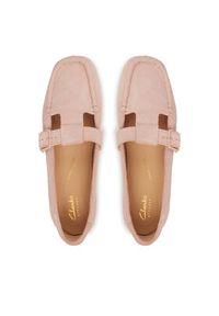 Clarks Mokasyny Freckle Tbar 26185904 Różowy. Kolor: różowy. Materiał: zamsz, skóra #5