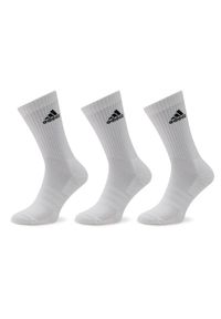 Adidas - Zestaw 3 par wysokich skarpet unisex adidas. Kolor: biały