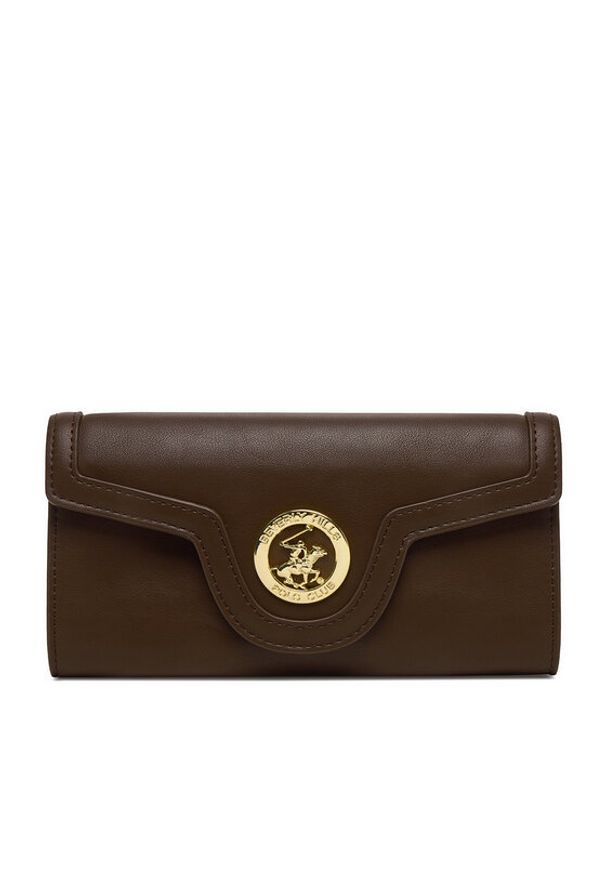 Beverly Hills Polo Club Portfel CWBEO-BHPC-W1-010-SS26 Brązowy. Kolor: brązowy. Materiał: materiał