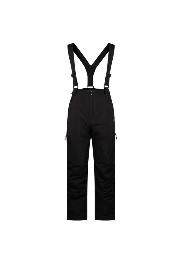 TRESPASS - Męskie Spodnie Narciarskie Shaun. Kolor: czarny. Sezon: zima. Sport: narciarstwo