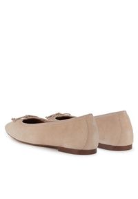 Geox Baleriny D Marsilea D45W6A 02111 C8156 Beżowy. Kolor: beżowy. Materiał: skóra, zamsz #2